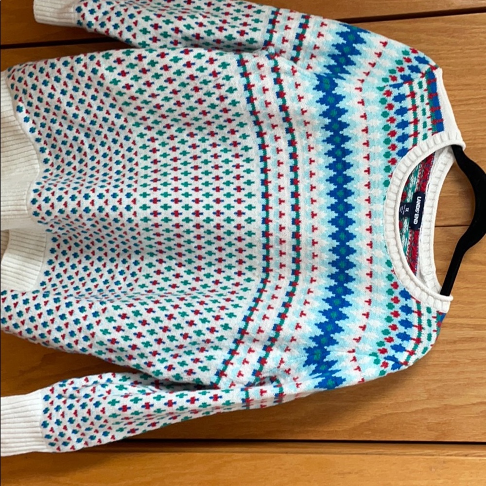 Lands’ End Fair Isle Sweater